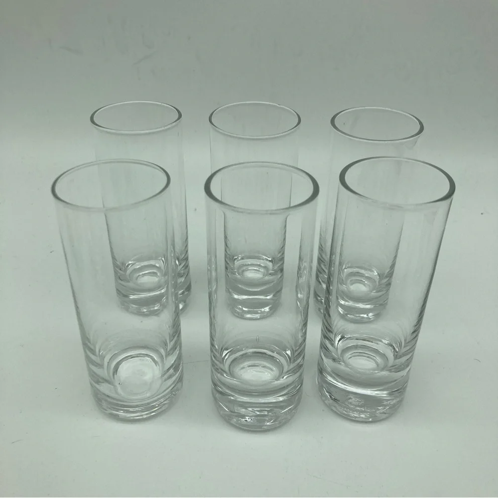 Restoration Hardware Hanover Vodka Chiller Chrome ice holder Shot Glasses